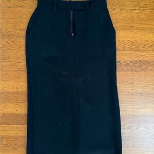 Wilfred Black High-Rise Pencil Skirt